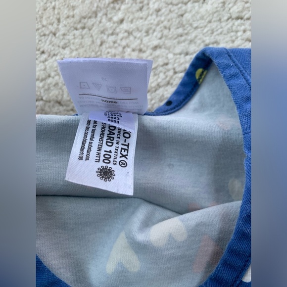 Hanna Andersson Size 120, 6-7, Heart Print Skater Dress - Picture 5 of 8